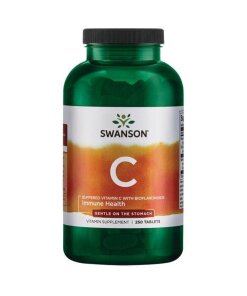 SWANSON Witamina C1000 buforow + bioflaw 250t