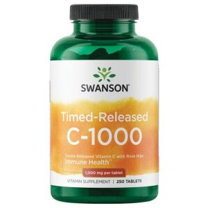 SWANSON Witamina C1000 z RH przed³. dzia³. 250tabl
