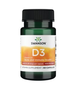 SWANSON Witamina D-3 1000IU 60kaps