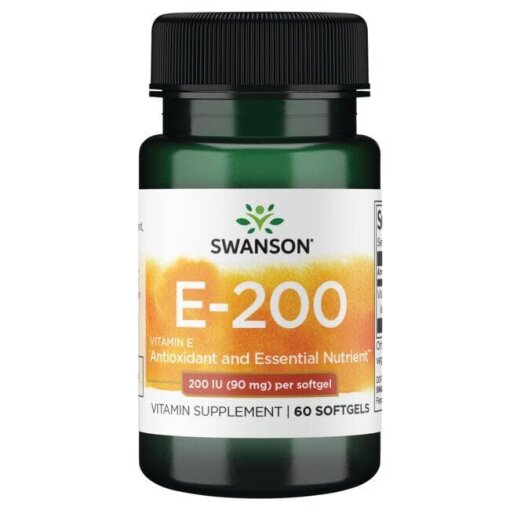 SWANSON Witamina E 200IU 60kaps