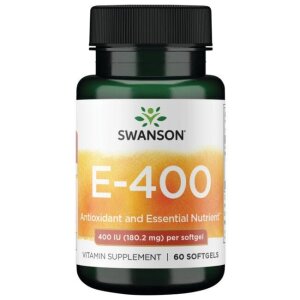 SWANSON Witamina E 400IU 60kaps