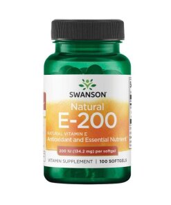 SWANSON Witamina E Naturalna 200IU 100kaps