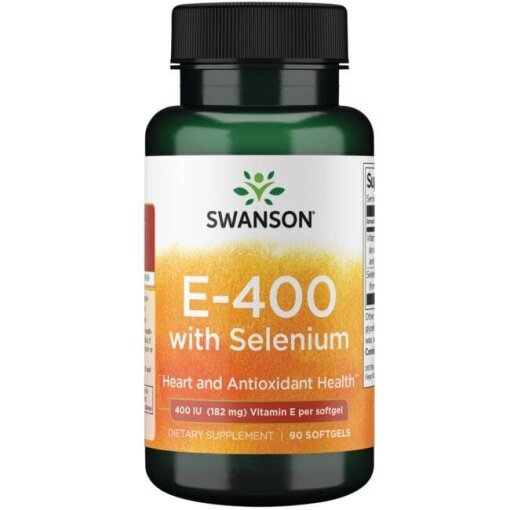 SWANSON Witamina E + Selen 90kaps