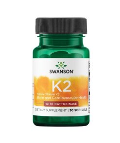 SWANSON Witamina K-2 + Nattokinaza 30 ¿elek