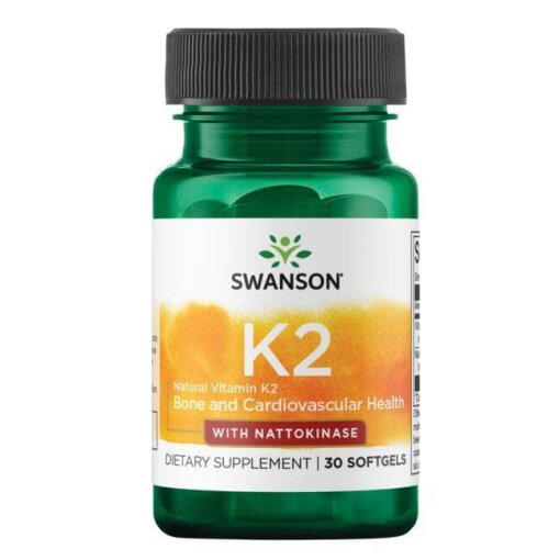 SWANSON Witamina K-2 + Nattokinaza 30 ¿elek