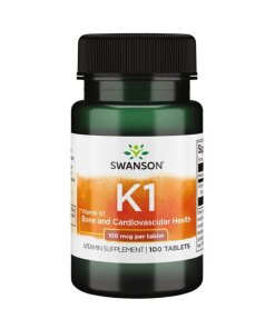 SWANSON Witamina K1 100mcg 100tabl