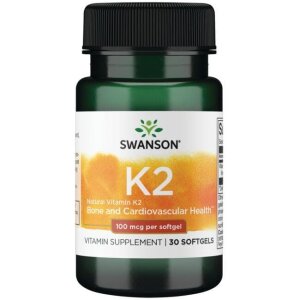 SWANSON Witamina K2 naturalna 100mcg30 kaps