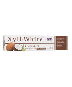 NOW Foods - XyliWhite, Kokosolie Tandpasta Gel - 181g