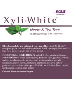 NOW Foods - XyliWhite, Neem & Tea Tree Tandpasta Gel - 181g