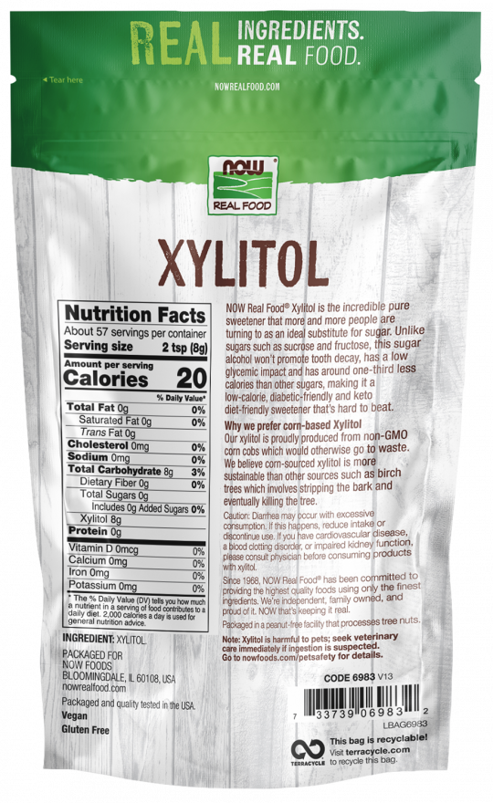 NOW - Ksylitol, 454g - obrazek 2