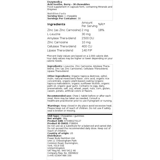 Berry - 30 tyggetabletter
