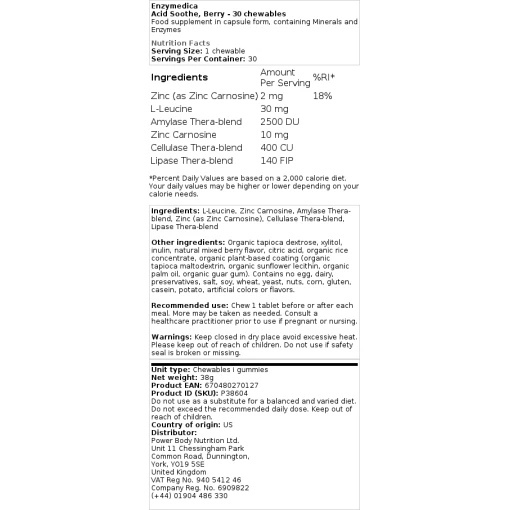 Berry - 30 tyggetabletter