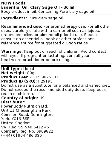 Klar salvieolie - 30 ml