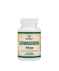Double Wood Supplements Ashwagandha (120 Capsules)