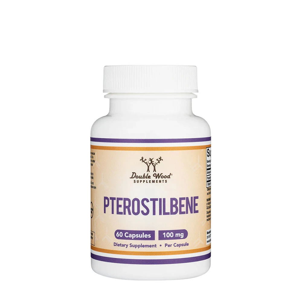 Double Wood Supplements Pterostilbene (60 Capsules)