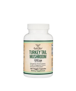 Double Wood Supplements Turkey Tail Mushroom (120 Capsules)