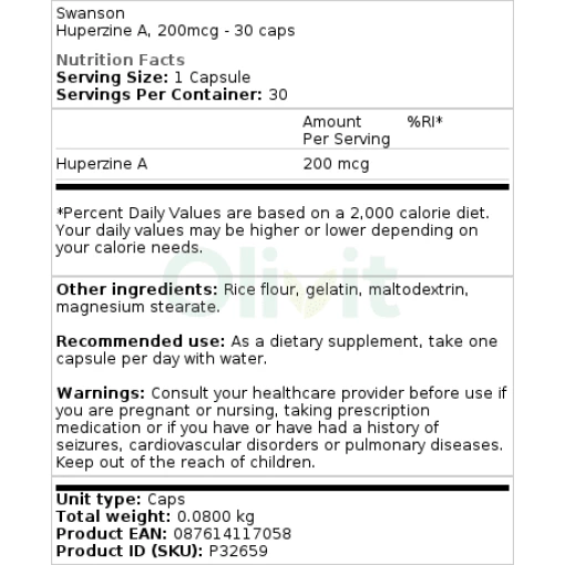 200 mcg - 30 kapsler