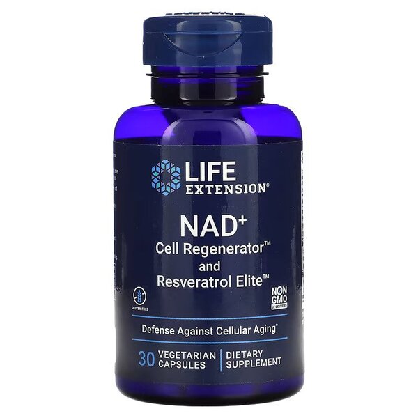 NAD+ Celle Regenerator & Resveratrol Elite - 30 vcaps