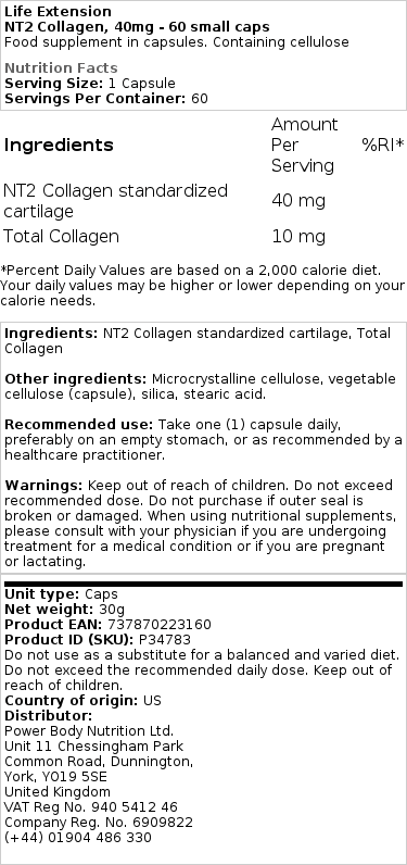 40mg - 60 små kapsler