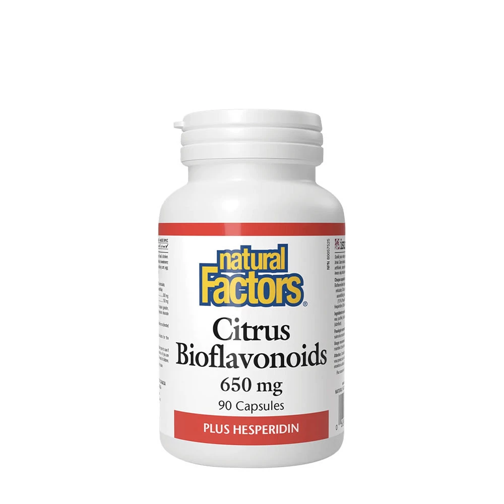 Natural Factors Citrus Bioflavonoids Plus Hesperidin 650 mg (90 Capsules)