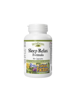 Natural Factors Sleep Relax Formula (90 Capsules)
