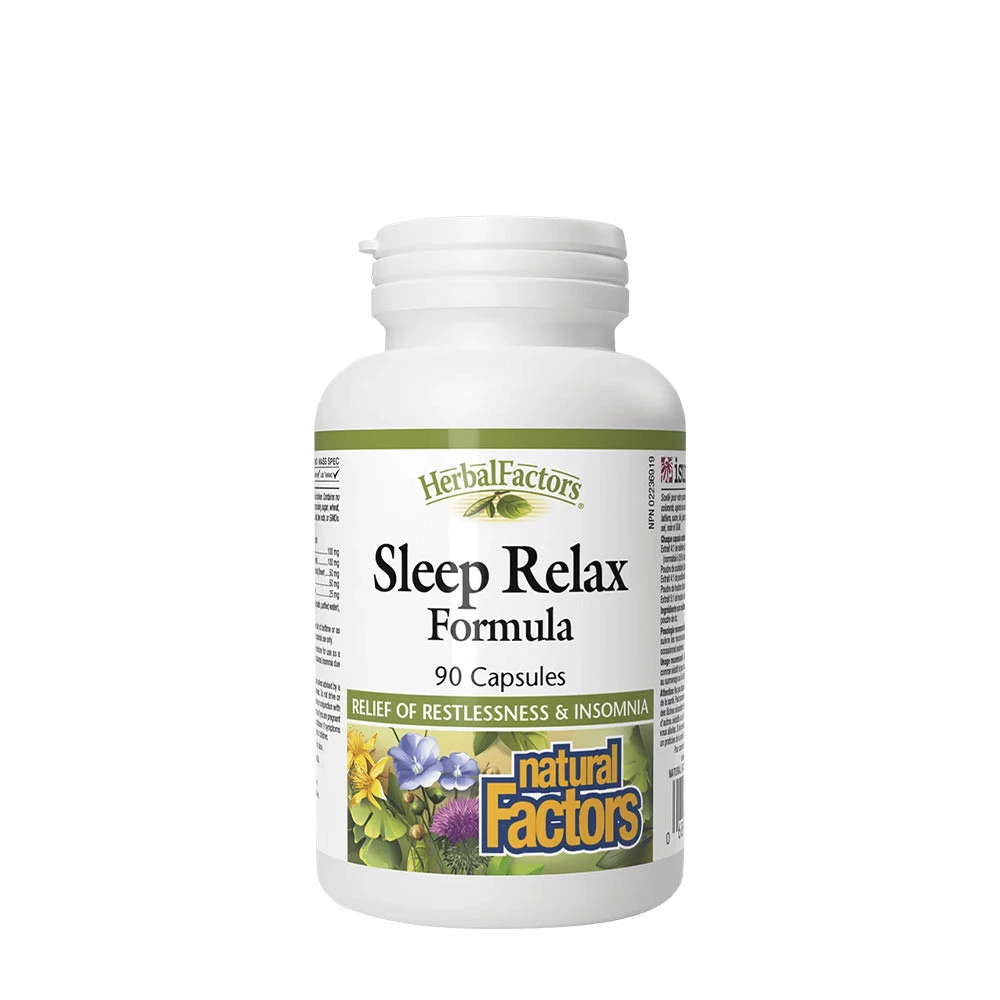 Natural Factors Sleep Relax Formula (90 Capsules)