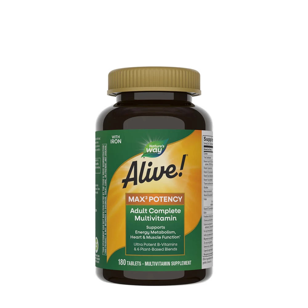 Nature's Way - Alive!® Max3 Potency Multivitamin (180 Tablets)