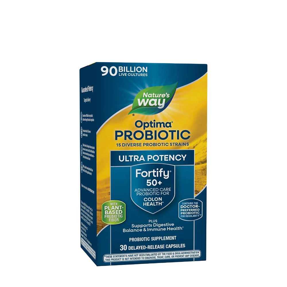 Nature's Way - Fortify® Optima Age 50+ Probiotic - 90 Billion CFU (30 Capsules)