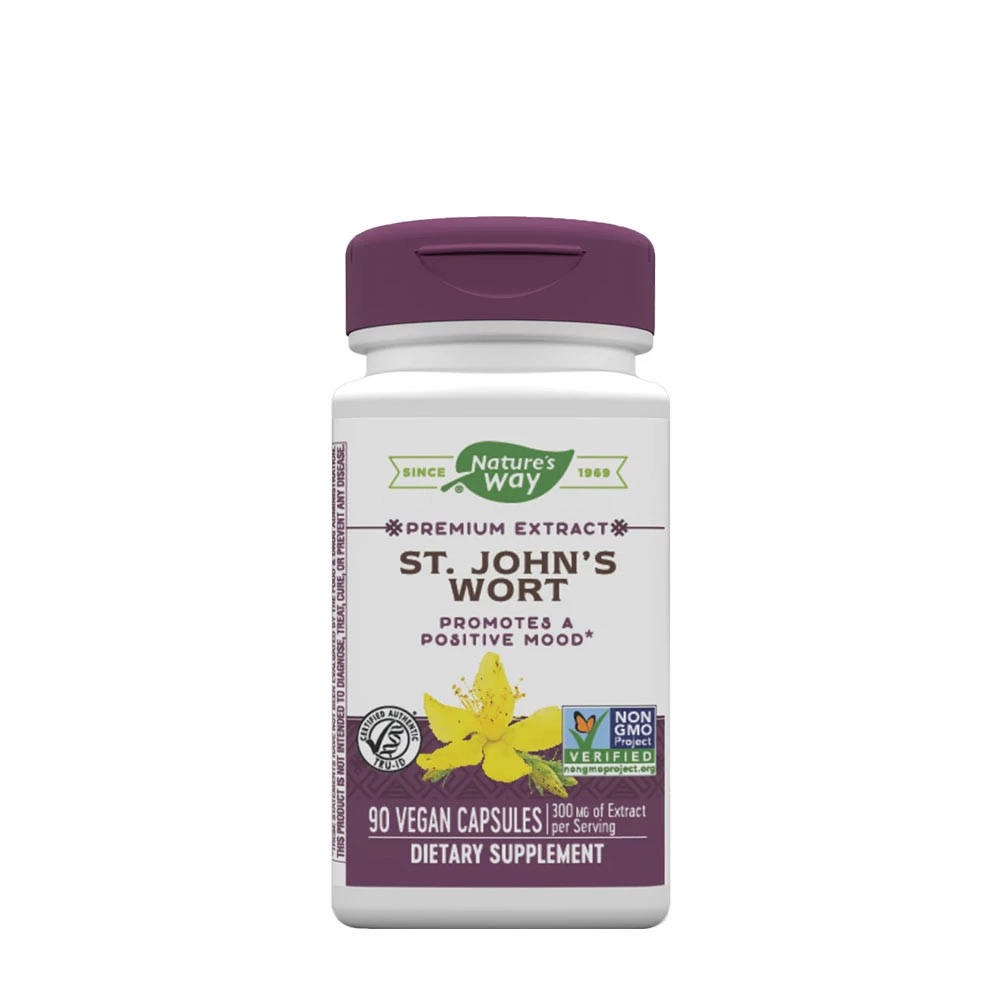 Nature's Way - St. John's Wort Premium Extract (90 Capsules)