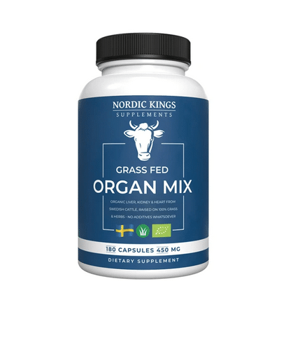 Nordic Kings – Nordiske Konger 100% Græsfodret & Økologisk Organblanding 180 kapsler - obrazek 2