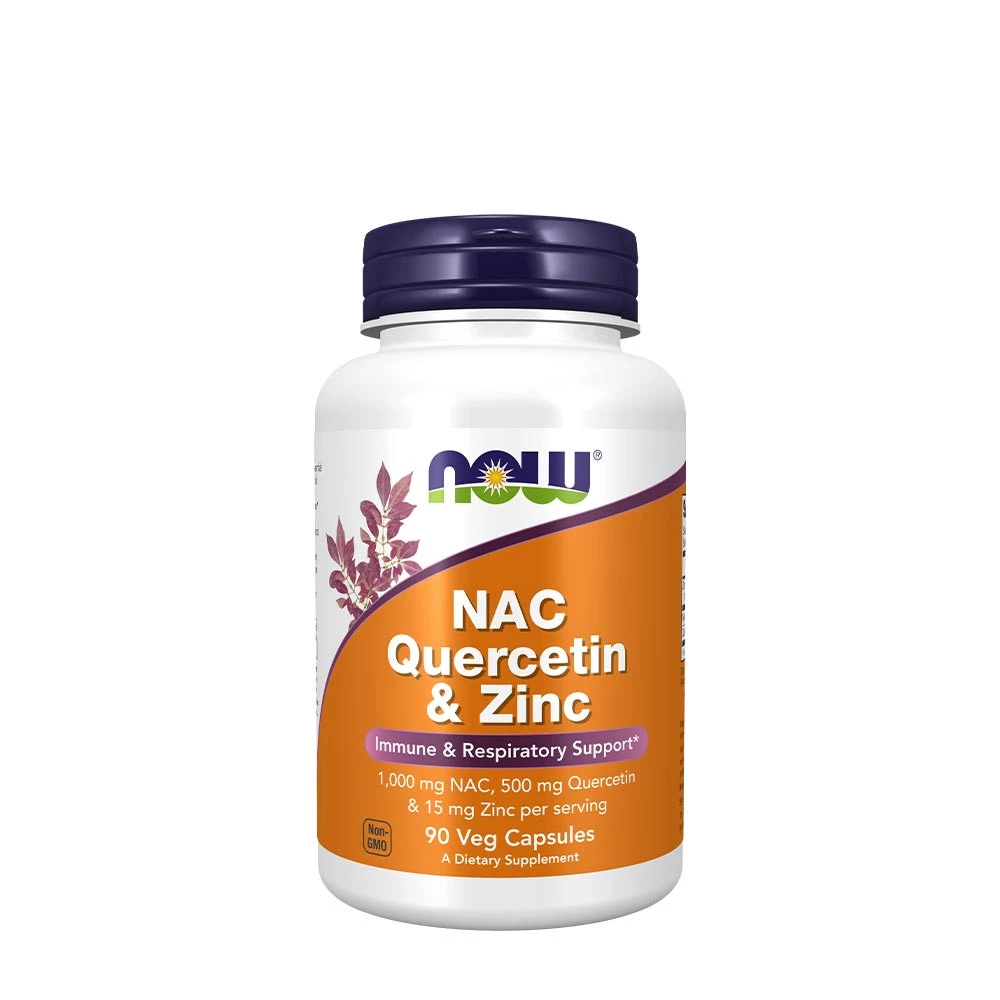 Now Foods - NAC Quercetin & Zinc (90 Veg Capsules)