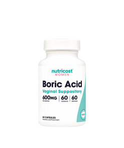 Nutricost Boric Acid Capsules (60 Capsules)