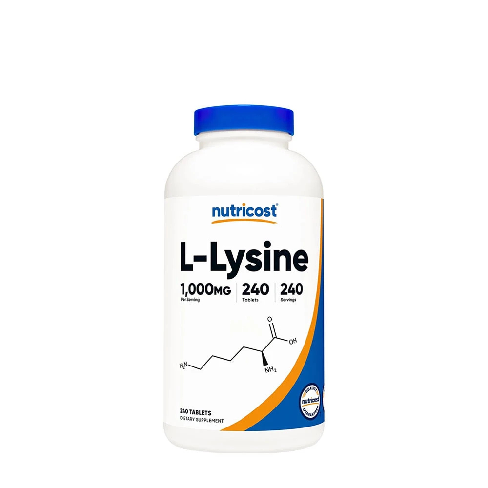 Nutricost L-Lysine Tablets (240 Tablets)