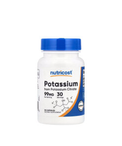Nutricost - Potassium Citrate 99 mg (30 Capsules)