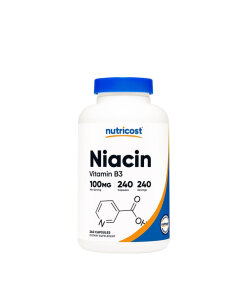 Nutricost - Vitamin B3 Niacin 100 mg (240 Capsules)