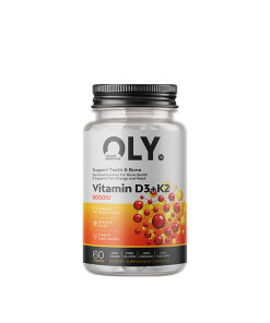 Oly - Vitamin D3+K2 5000 IU (60 Capsules)