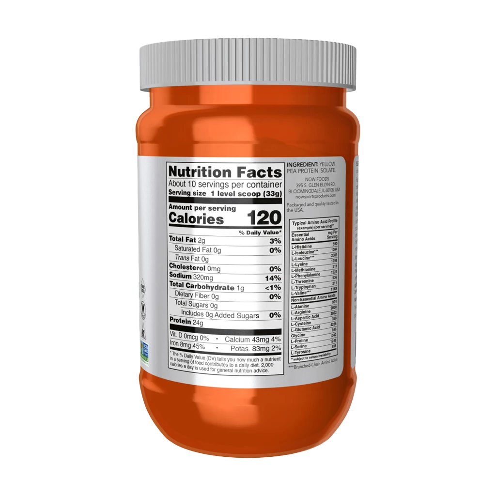Pea Protein - Czysty Niearomatyzowany Proszek Białka Grochu, Rozmiar - obrazek 3