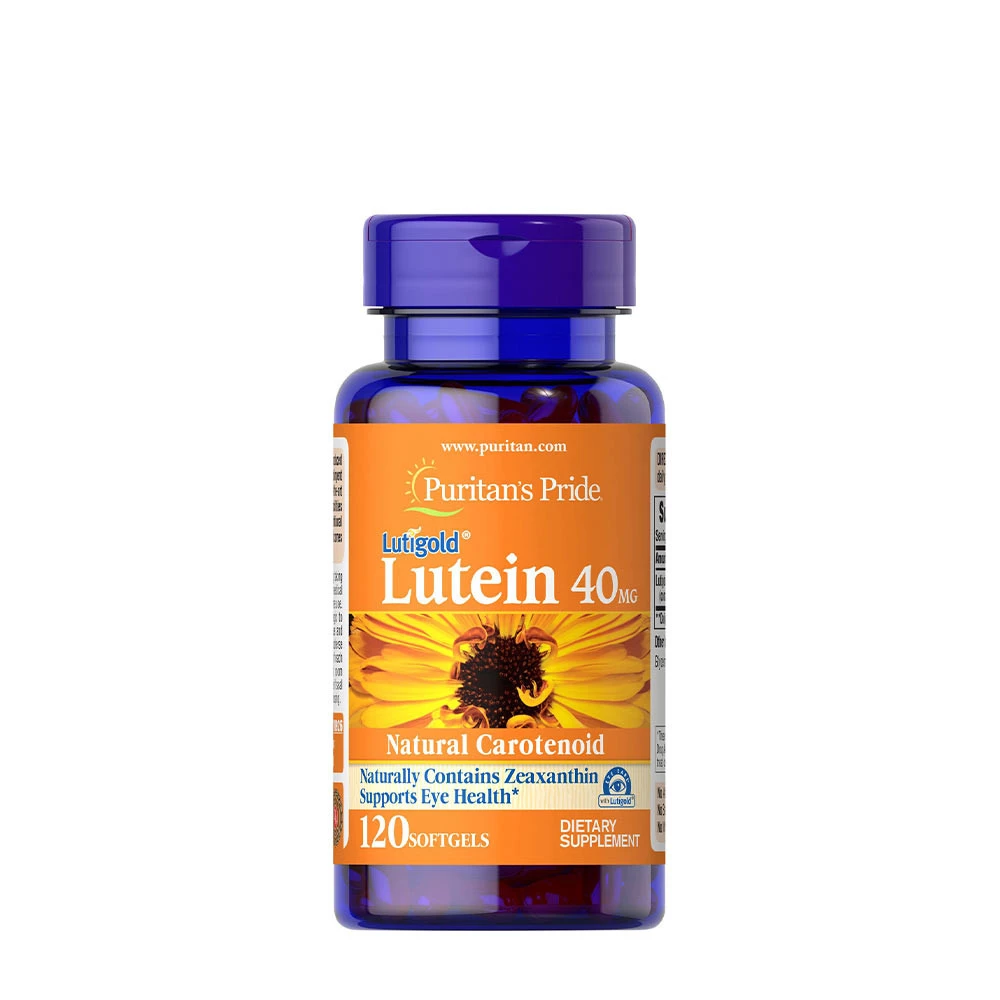 Puritans Pride Lutein 40 mg with Zeaxanthin (120 Softgels)