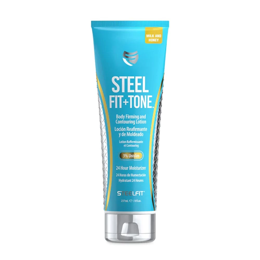Steelfit 05-037 · Steel Fit + Tone - Body Firming and Contouring Lotion (Milk and Honey) (8 Oz.)