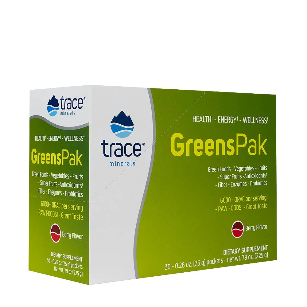 Trace Minerals Greens Pak (30 Packs