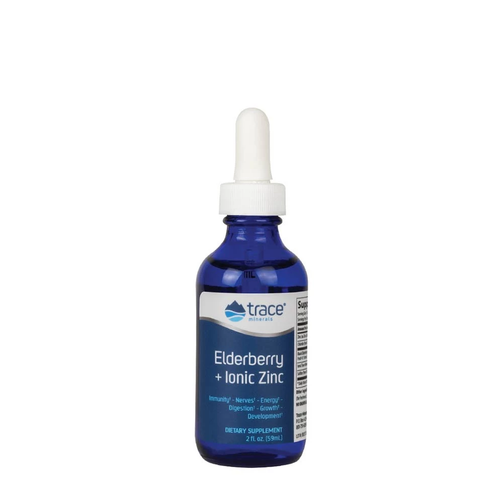 Trace Minerals Ionic Zinc + Elderberry (59 ml)