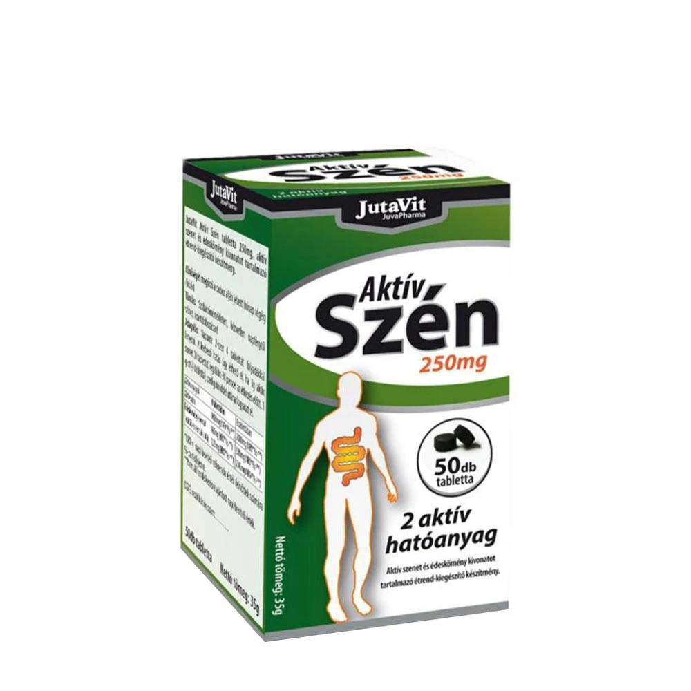 JutaVit Active Charcoal (50 Tablets)