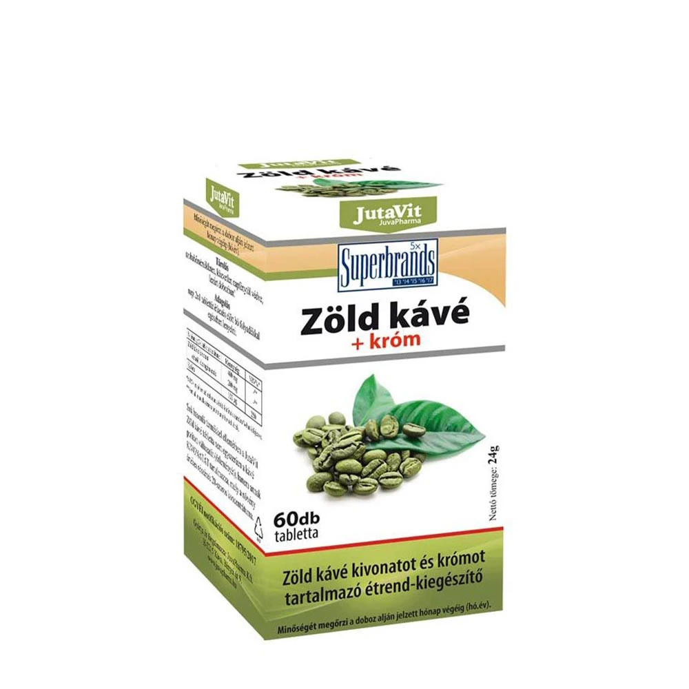 JutaVit Green Coffee + Chromium (60 Tablets)