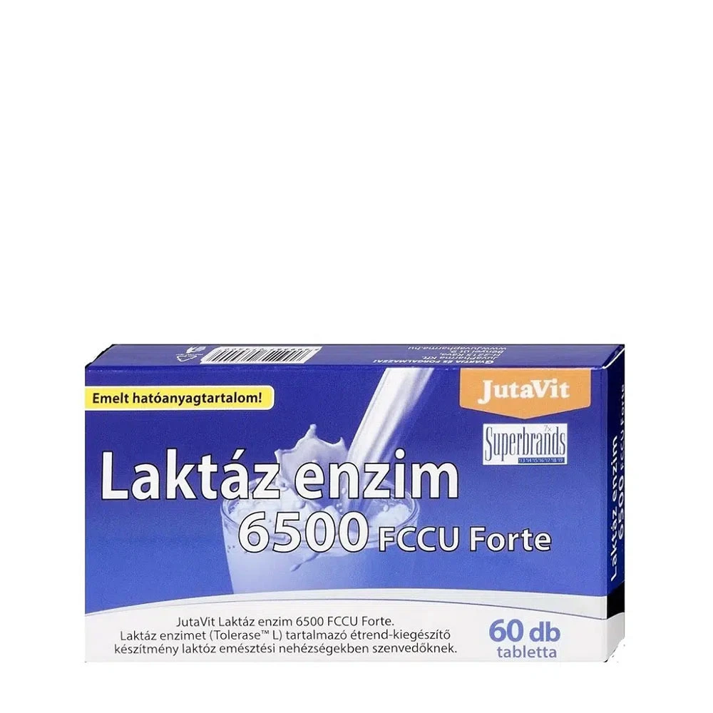 JutaVit Lactase Enzyme 6500 FCCU Forte (60 Tablets)