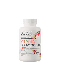 Vitamin D3 4000 + K2 - 100 tablets