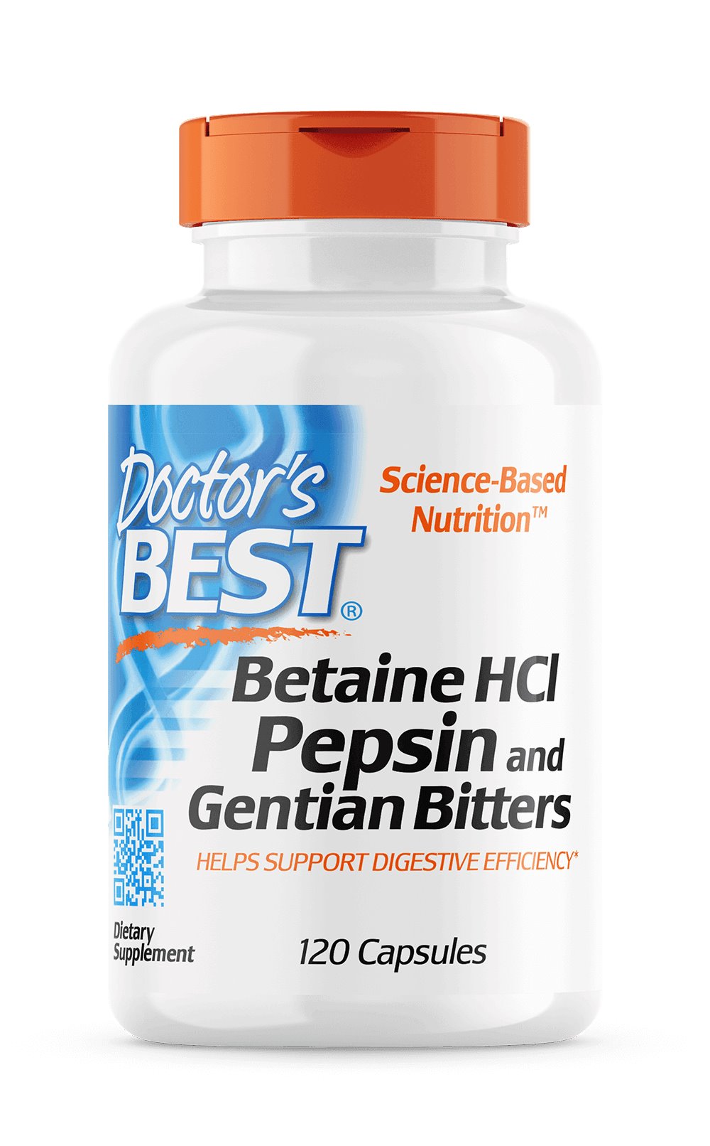 Betaine HCl Pepsin & Gentian Bitters - 120 caps