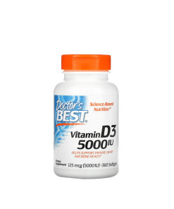 Doctor's Best - Vitamin D3 5000 IU (360 Softgels)