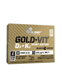 Gold Vit D3 + K2 Sport Edition - 60 caps