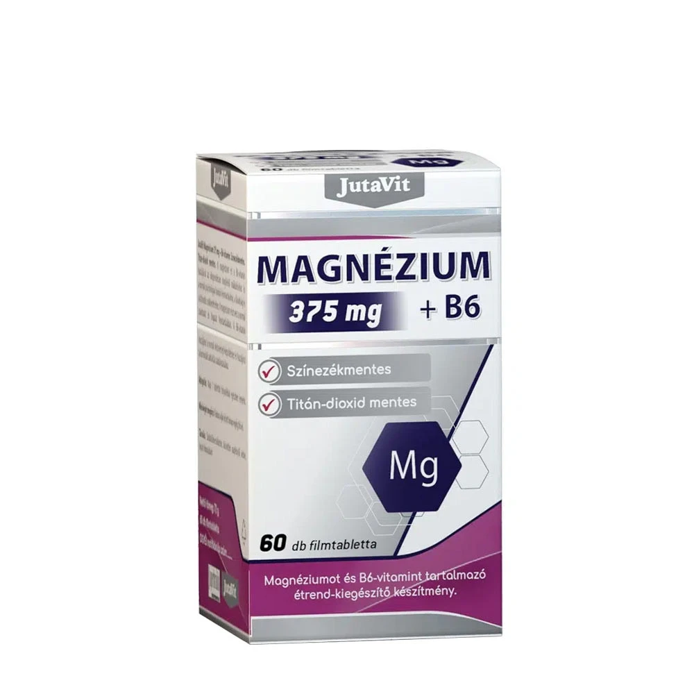 JutaVit Magnesium 375 mg + Vitamin B6 (60 Tablets)