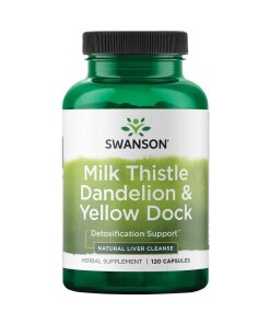 Milk Thistle Dandelion & Yellow Dock - 120 caps